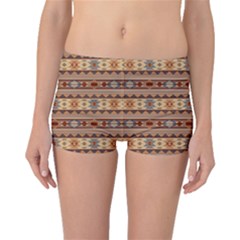 Southwest Design Tan And Rust Boyleg Bikini Bottoms by SouthwestDesigns