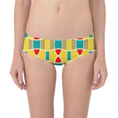 Colorful Chains Pattern Classic Bikini Bottoms by LalyLauraFLM