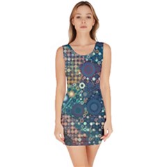 Blue Bubbles Bodycon Dresses by KirstenStar