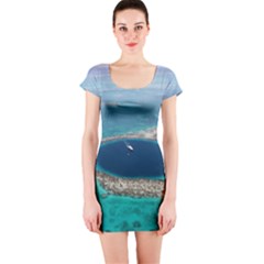 Great Blue Hole 1 Short Sleeve Bodycon Dresses by trendistuff