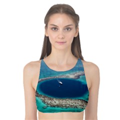 Great Blue Hole 1 Tank Bikini Top by trendistuff