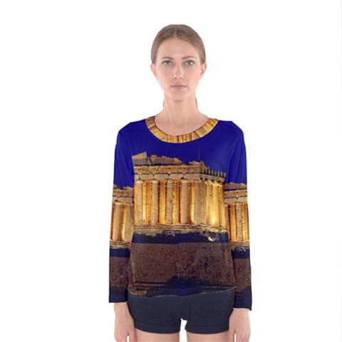 Parthenon 2 Women s Long Sleeve T-shirts by trendistuff