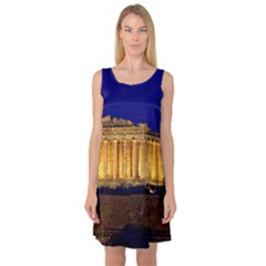 Parthenon 2 Sleeveless Satin Nightdresses by trendistuff