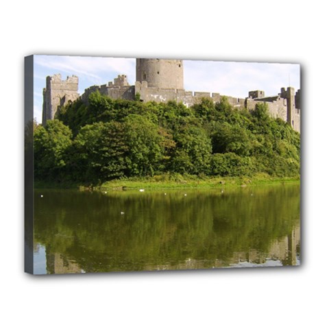 Pembroke Castle Canvas 16  X 12  by trendistuff
