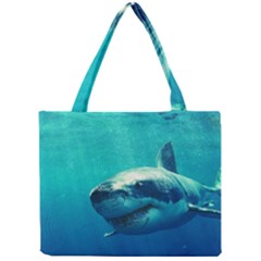 Great White Shark 1 Tiny Tote Bags by trendistuff