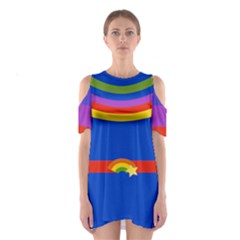 Rainbow Women s Cutout Shoulder Dress