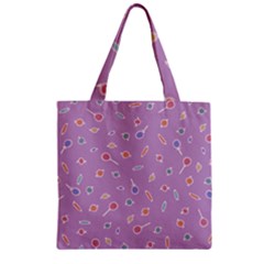 Candy Bag Zipper Grocery Tote Bag