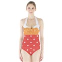French fries Women s Halter One Piece Swimsuit View1