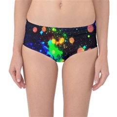 Cosmic Scenery Mid-waist Bikini Bottoms