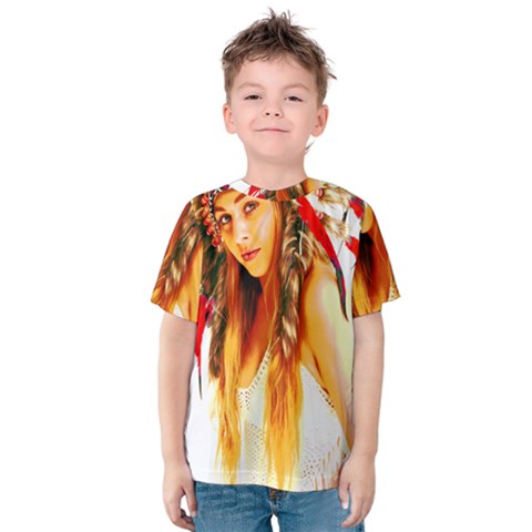 Indian 26 Kid s Cotton Tee by indianwarrior