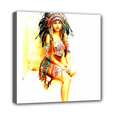 Indian 16 Mini Canvas 8  X 8  by indianwarrior