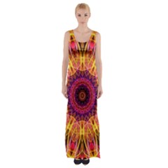 Gemstone Dream Maxi Thigh Split Dress by Zandiepants
