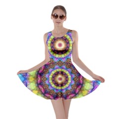 Rainbow Glass Skater Dress by Zandiepants