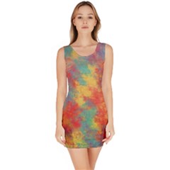 Abstract Elephant Sleeveless Bodycon Dress by Uniqued