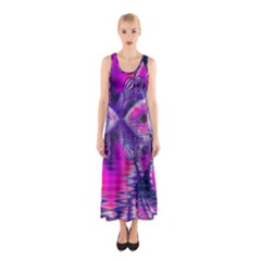 Rose Crystal Palace, Abstract Love Dream  Full Print Maxi Dress by DianeClancy