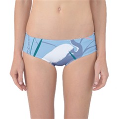 Egret Classic Bikini Bottoms by WaltCurleeArt