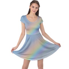 Colorful Natural Rainbow Cap Sleeve Dresses by yoursparklingshop