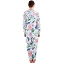 Hand Painted Spring Flourishes Flowers Pattern Hooded Jumpsuit (Ladies)  View2