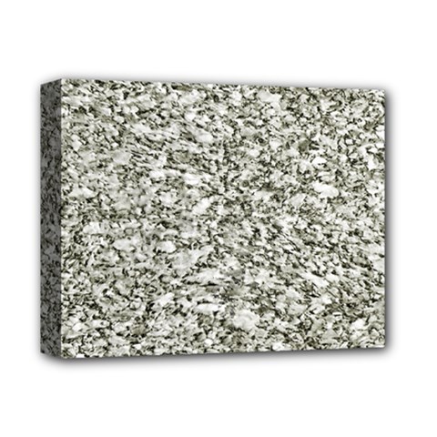 Black And White Abstract Texture Deluxe Canvas 14  X 11 