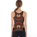 Fantasy Flowers And Leather In A World Of Harmony Tank Top View2