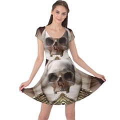 Skull Magic Cap Sleeve Dresses by icarusismartdesigns