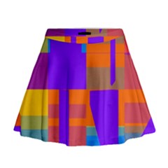 Misc Colorful Shapes                                             Mini Flare Skirt