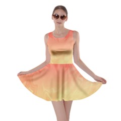 Ombre Orange Yellow Skater Dress by BrightVibesDesign