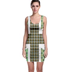 Green Flag Sleeveless Bodycon Dress by cocksoupart