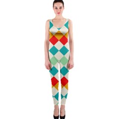 Rhombus Pattern                                                              Onepiece Catsuit by LalyLauraFLM