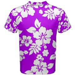 Purple Hawaiian Men s Cotton Tee by AlohaStore