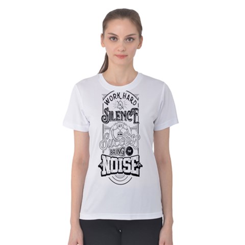 Work Hard Women s Cotton Tee by Contest2492401