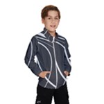 Black and white elegant design Wind Breaker (Kids)