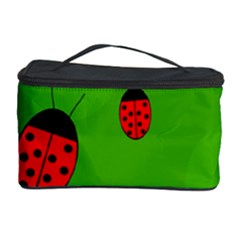 Ladybugs Cosmetic Storage Case by Valentinaart