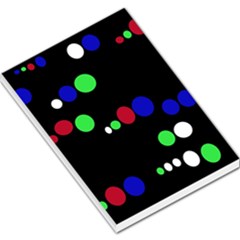 Colorful Dots Large Memo Pads by Valentinaart