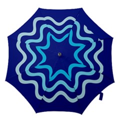 Blue Waves  Hook Handle Umbrellas (medium) by Valentinaart