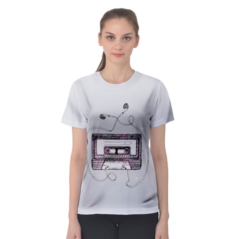 Music Keeps Me Going Women s Sport Mesh Tee by Contest2490841