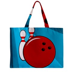 Bowling  Mini Tote Bag by Valentinaart