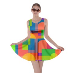 Colorful Circle  Skater Dress by Valentinaart