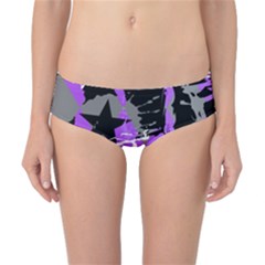 Purple Scene Kid Classic Bikini Bottoms by ArtistRoseanneJones