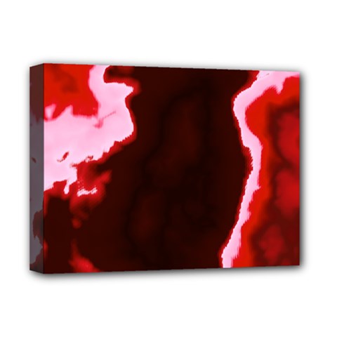Crimson Sky Deluxe Canvas 16  X 12   by TRENDYcouture