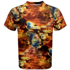 Natural Sunset Happy Mother Earth Men s Cotton Tee by Contest2387402