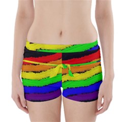 Rainbow Boyleg Bikini Wrap Bottoms by Valentinaart