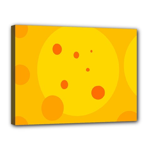 Abstract Sun Canvas 16  X 12  by Valentinaart