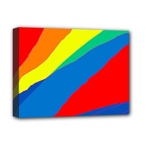 Colorful Abstract Design Deluxe Canvas 16  X 12   by Valentinaart