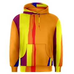 Hot Colorful Lines Men s Pullover Hoodie by Valentinaart