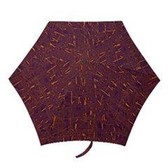 Purple Pattern Mini Folding Umbrellas by Valentinaart