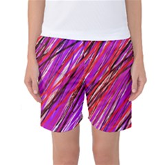 Purple Pattern Women s Basketball Shorts by Valentinaart
