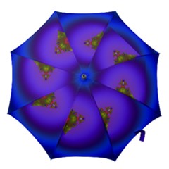 Into The Blue Fractal Hook Handle Umbrellas (medium)