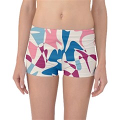 Blue, Pink And Purple Pattern Boyleg Bikini Bottoms by Valentinaart