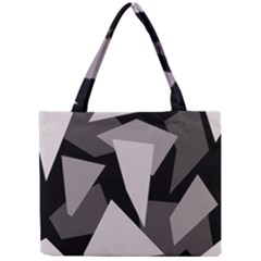 Simple Gray Abstraction Mini Tote Bag by Valentinaart